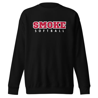 Performance | Crewneck | Smoke 14U Softball | Modern Script Logo