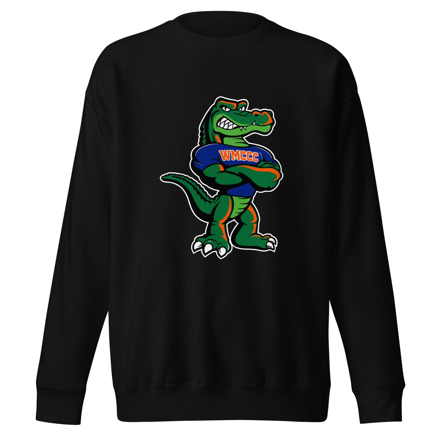 Performance | Crewneck | West Memphis Community Christian College Gators | Mascot Logo