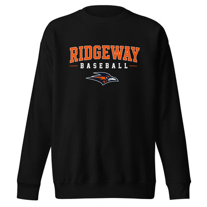Performance | Crewneck | Ridgeway High School Baseball | Emblem Logo