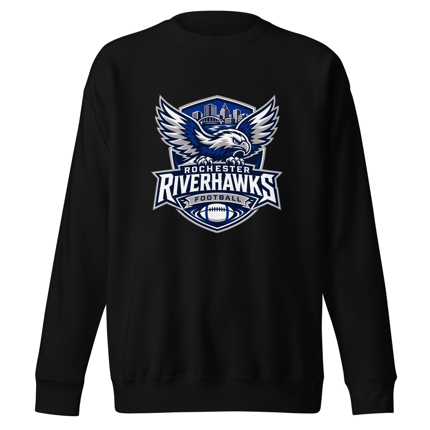 Performance | Crewneck | Rochester Riverhawks | Shield Logo