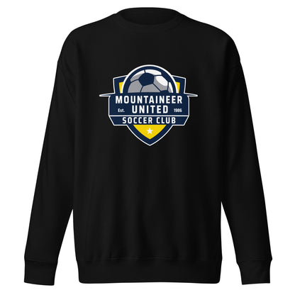 Performance | Crewneck | Mountaineer United Soccer Club | Alpine Crest Logo