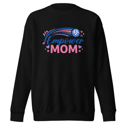 Performance | Crewneck | Empower Volleyball Club | Mom Crest Logo
