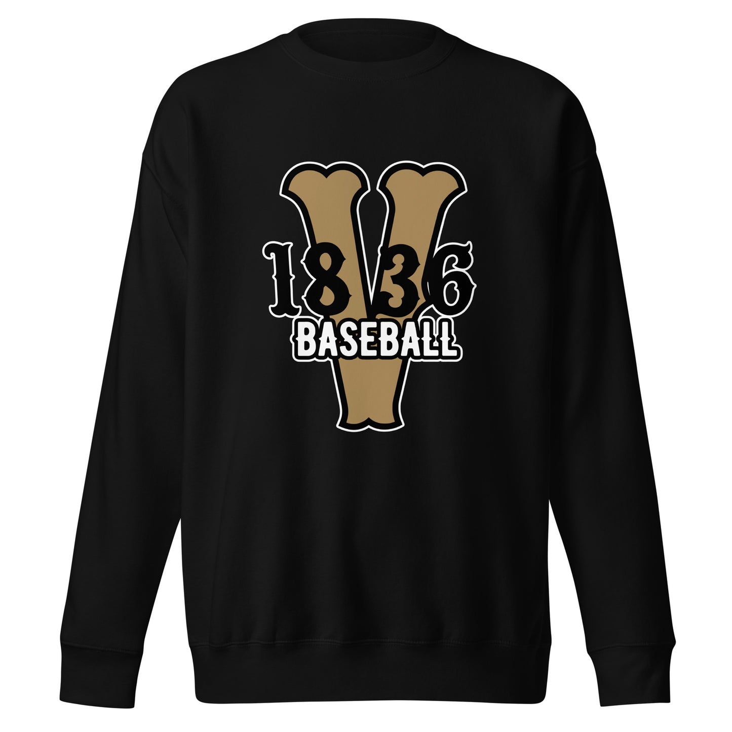 Performance | Crewneck | 1836 Volunteers Baseball | Crest Logo