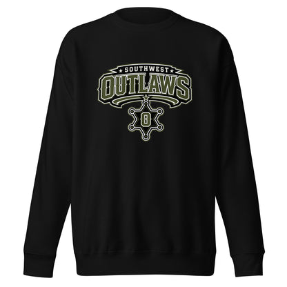 Performance | Crewneck | Southwest Outlaws | Frontier Athletics Logo
