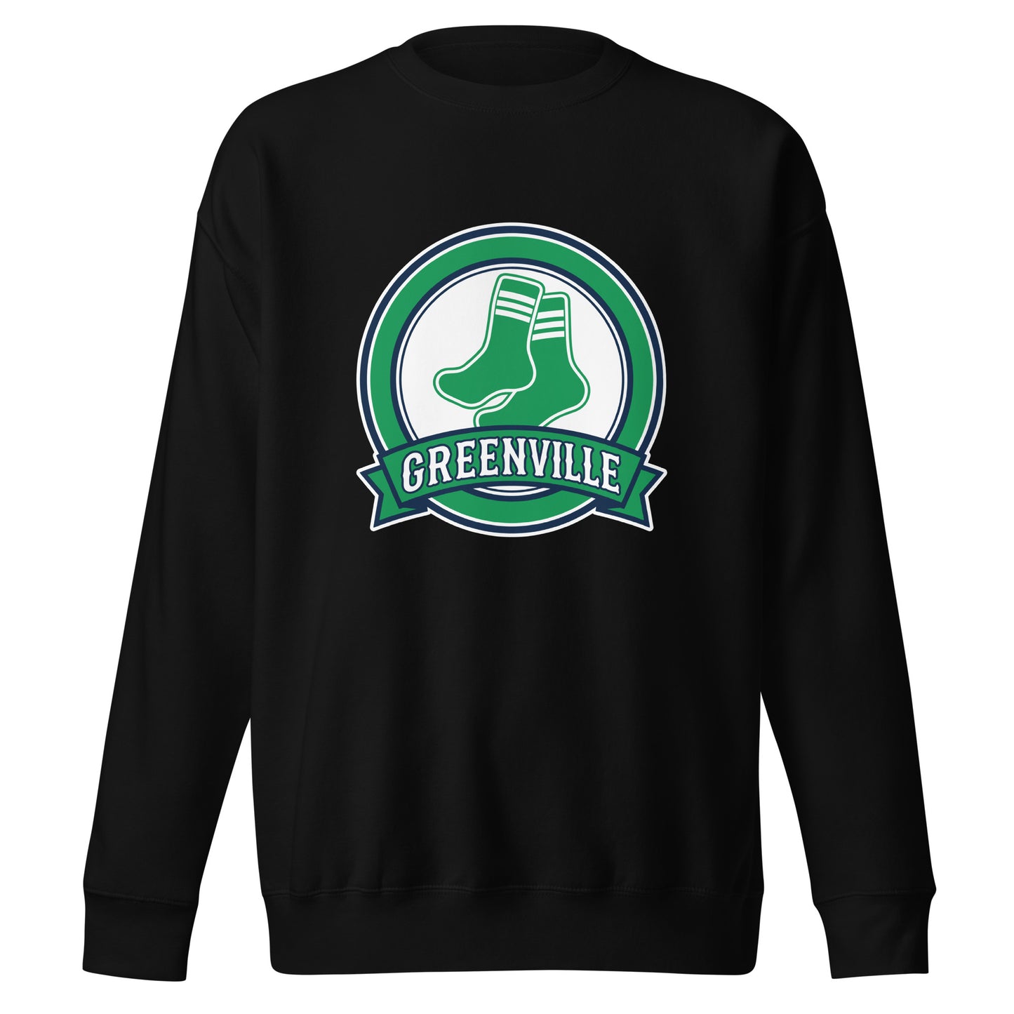 Performance | Crewneck | Greenville Sox | Badge Logo