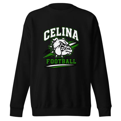 Performance | Crewneck | Celina Black Football | Emblem Logo