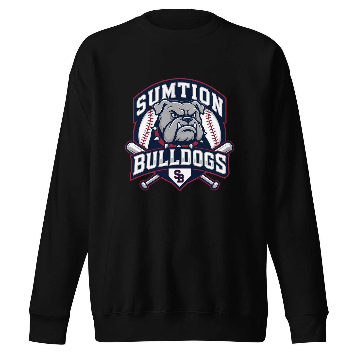 Performance | Crewneck | Sumtion bulldogs | Emblem Logo