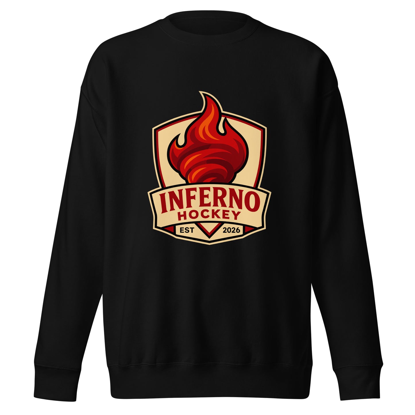 Performance | Crewneck | Inferno Hockey | Crest Logo