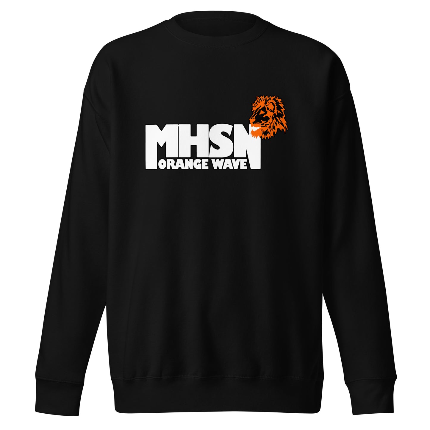 Performance | Crewneck | Orange Wave Marching Band | Crest Logo