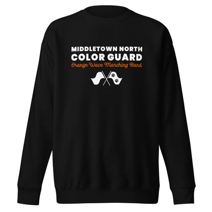 Performance | Crewneck | Orange Wave Marching Band | Modern Script Logo