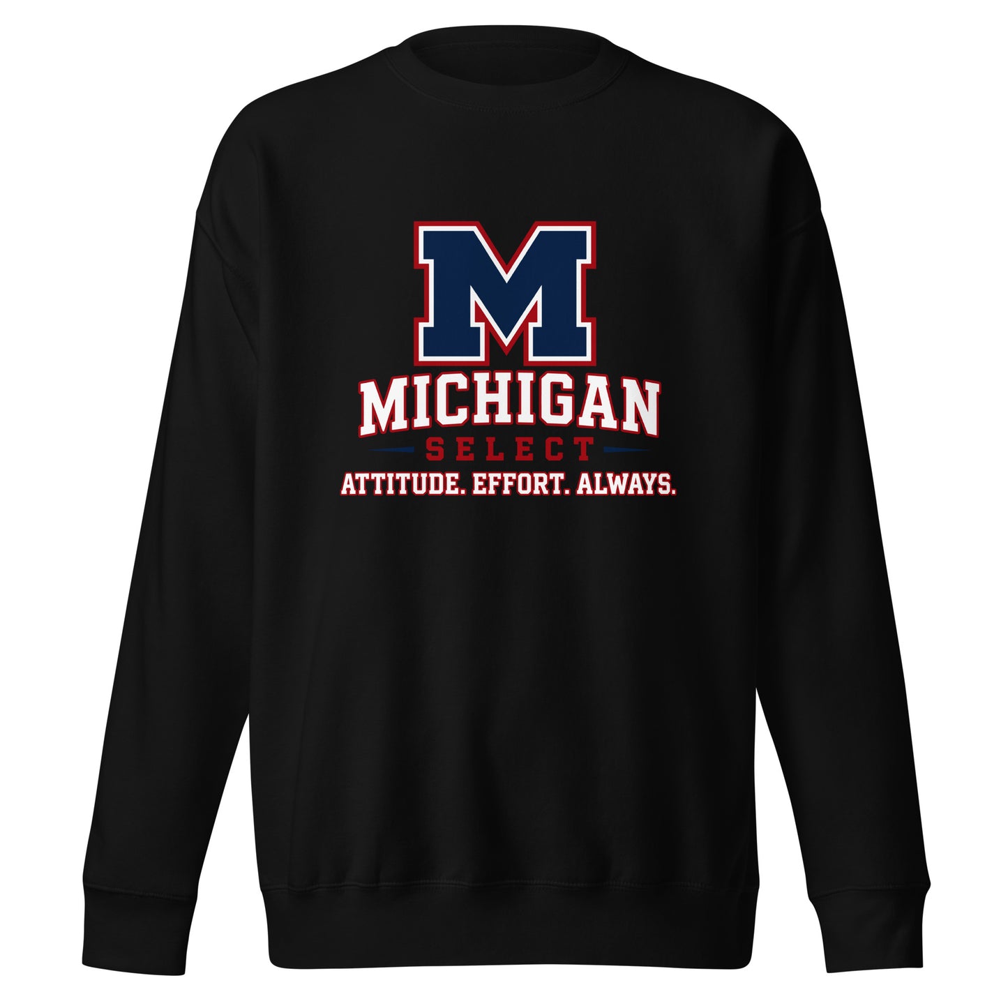 Performance | Crewneck | Michigan Select Baseball | Crest Logo