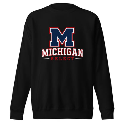 Performance | Crewneck | Michigan Select Baseball | Emblem Logo