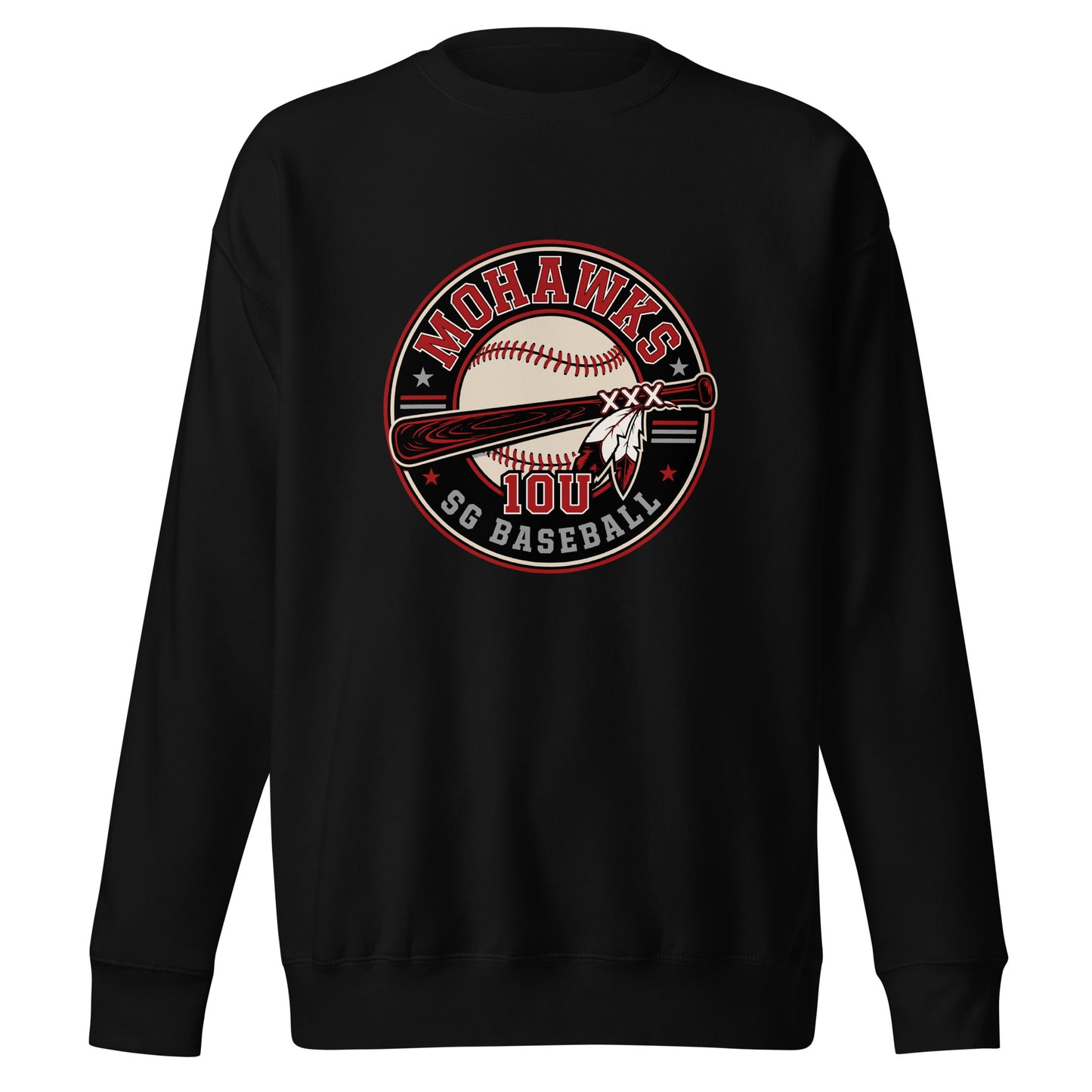 Performance | Crewneck | Mohawks | Athletics Logo