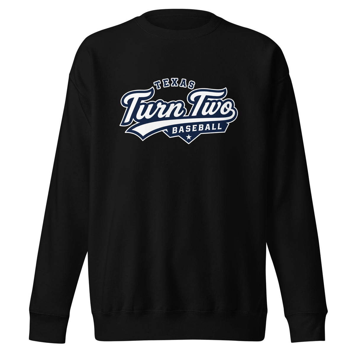Performance | Crewneck | Texas Turn Two Baseball | Athletics Logo