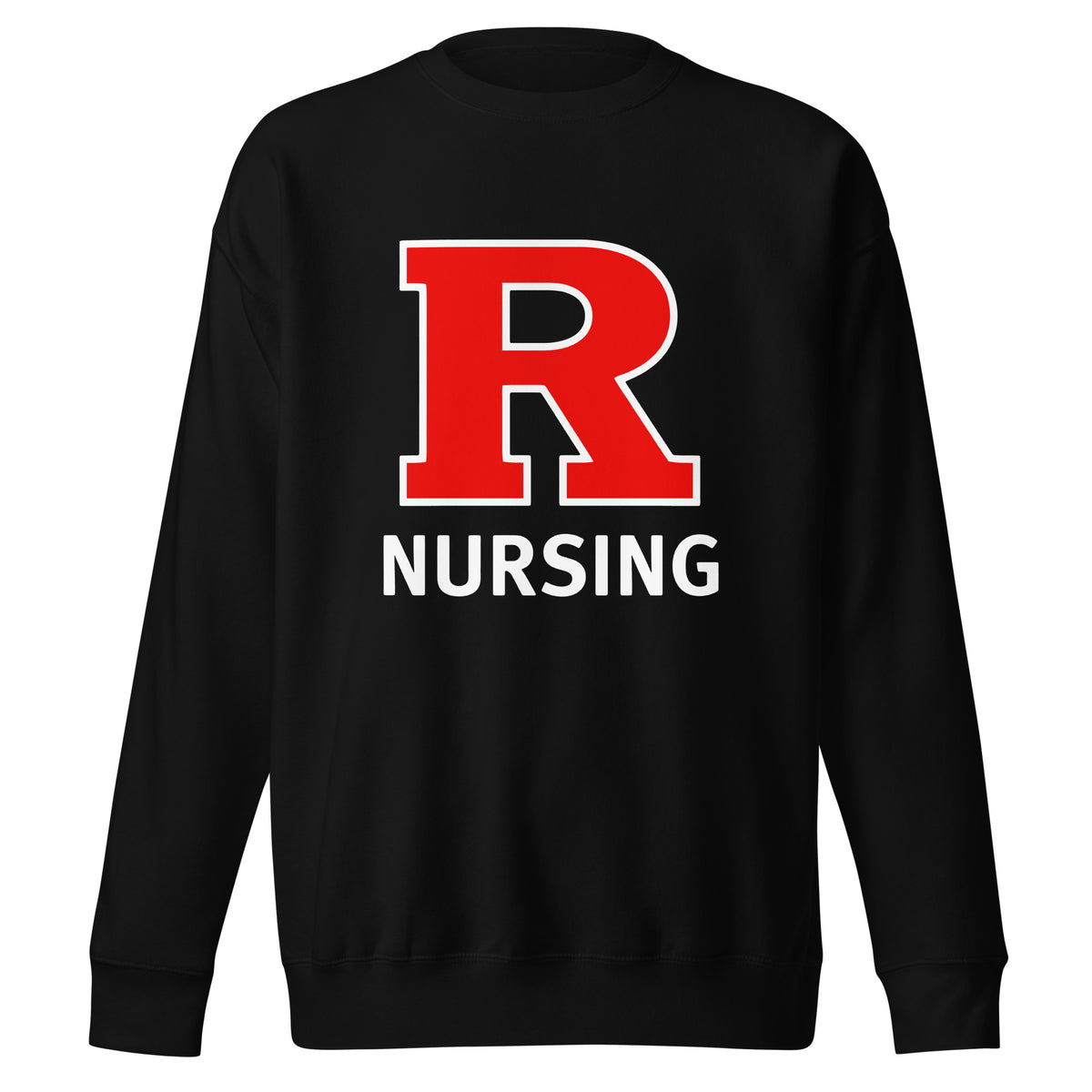 Performance | Crewneck | Grand View University Nursing | Lettemark Logo