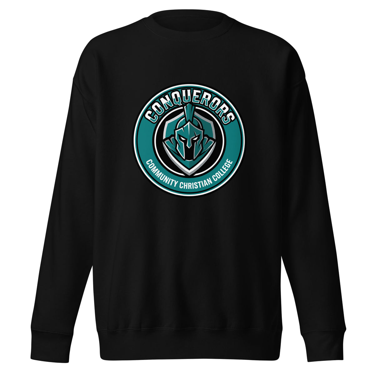 Performance | Crewneck | Community Christian College | Badge Logo