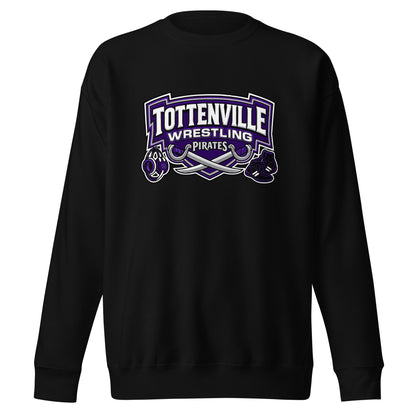 Performance | Crewneck | Tottenville wrestling club | Vanguard Logo