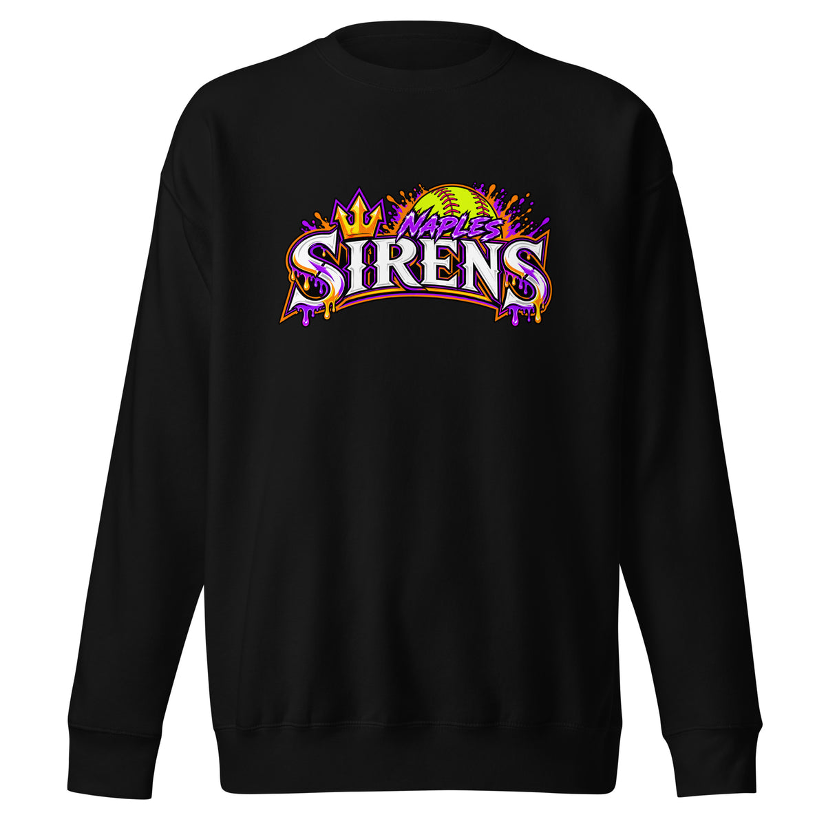 Performance | Crewneck | Naples Sirens | Emblem Logo