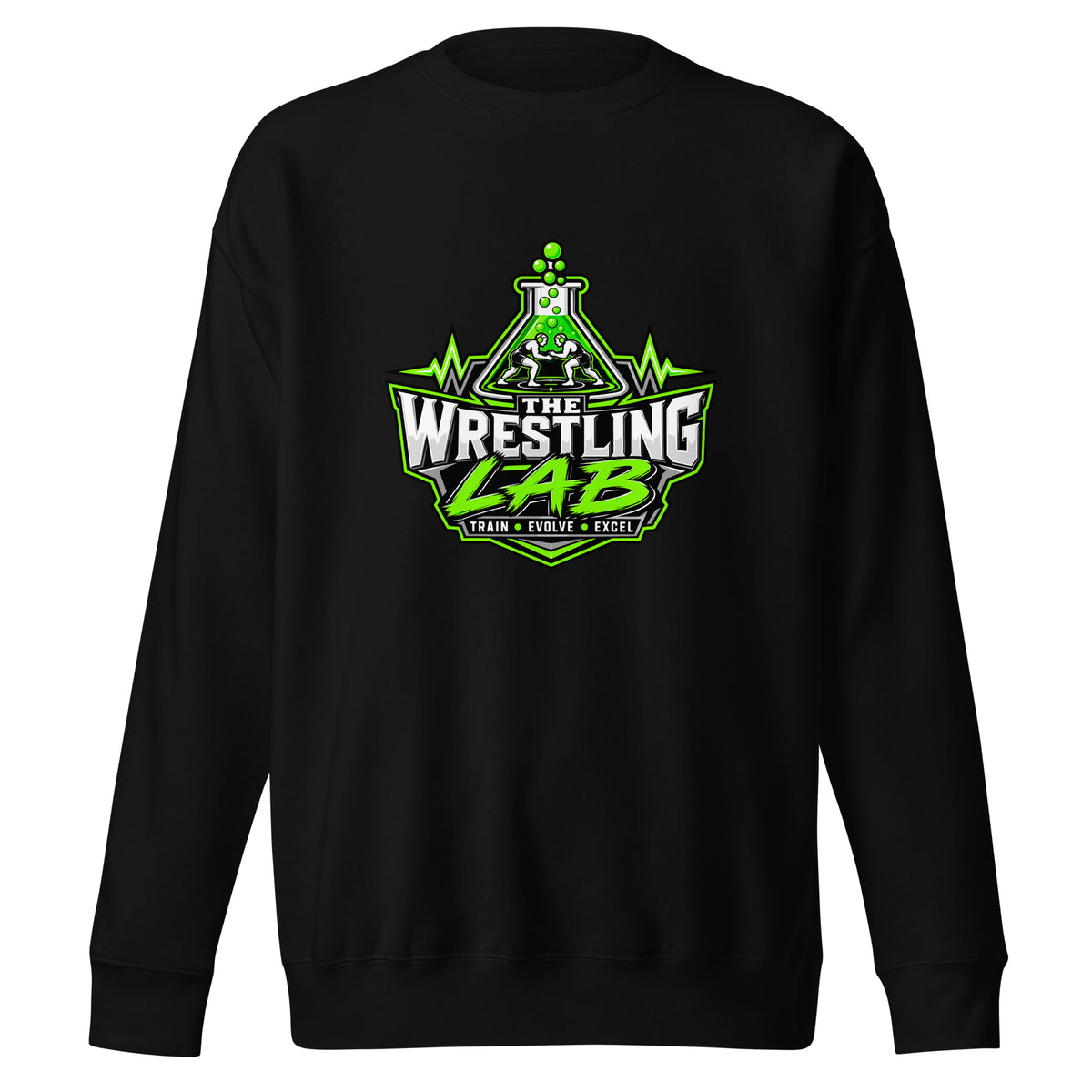 Performance | Crewneck | The Wrestling Lab | Emblem Logo