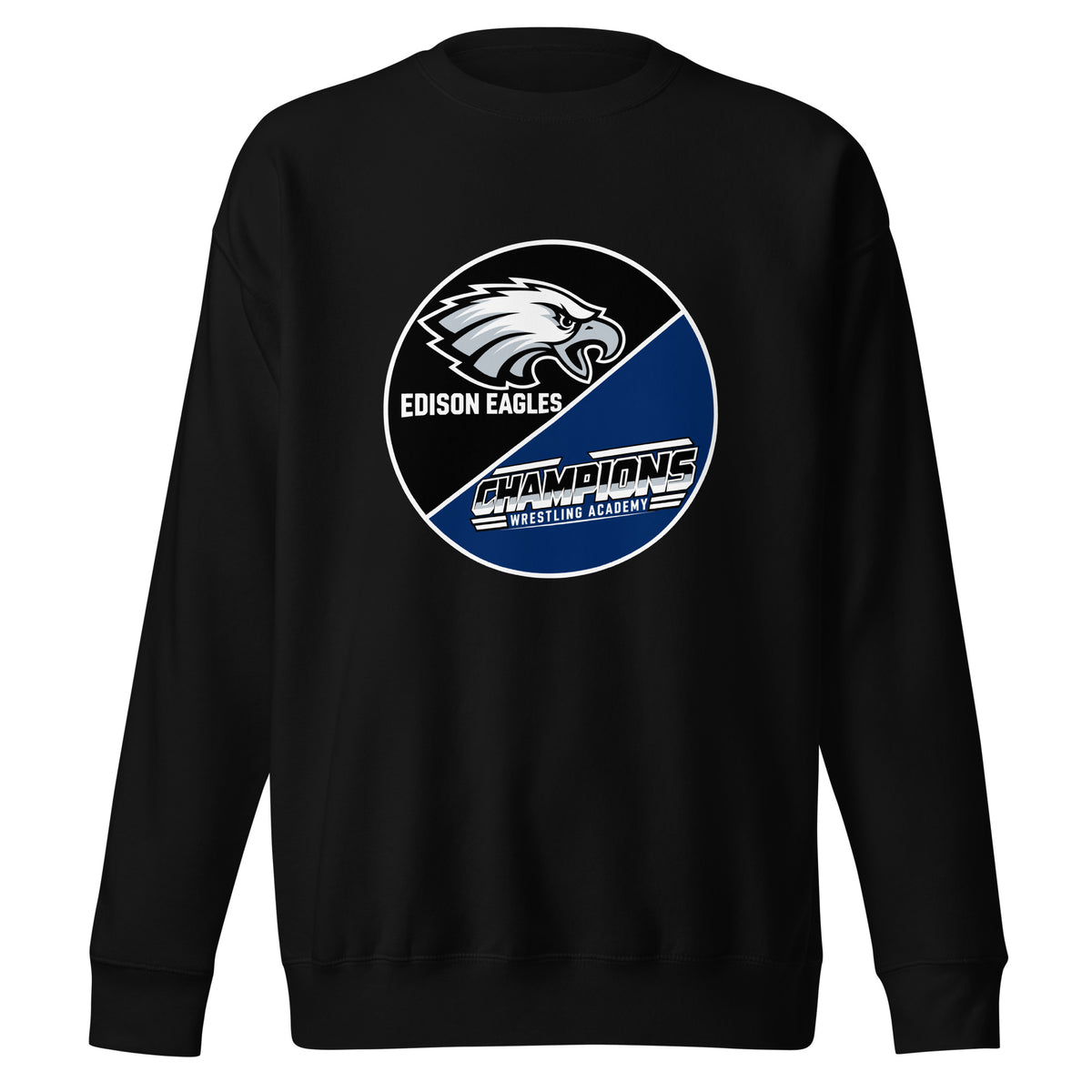 Performance | Crewneck | Edison Eagles/CWA Wrestling | Badge Logo