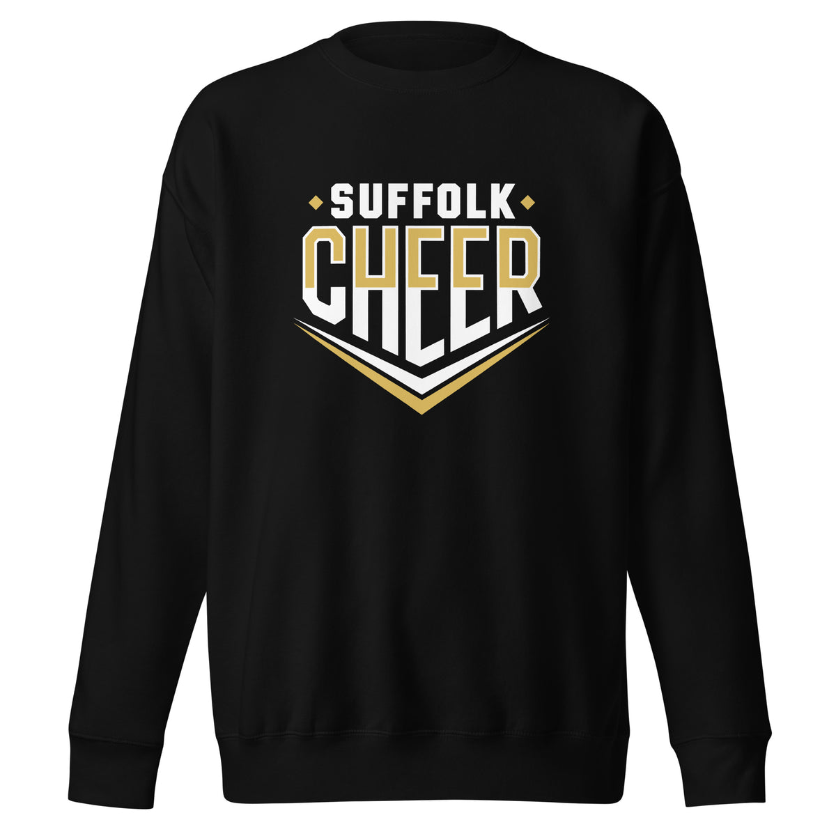 Performance | Crewneck | Suffolk University Cheerleading | Emblem Logo