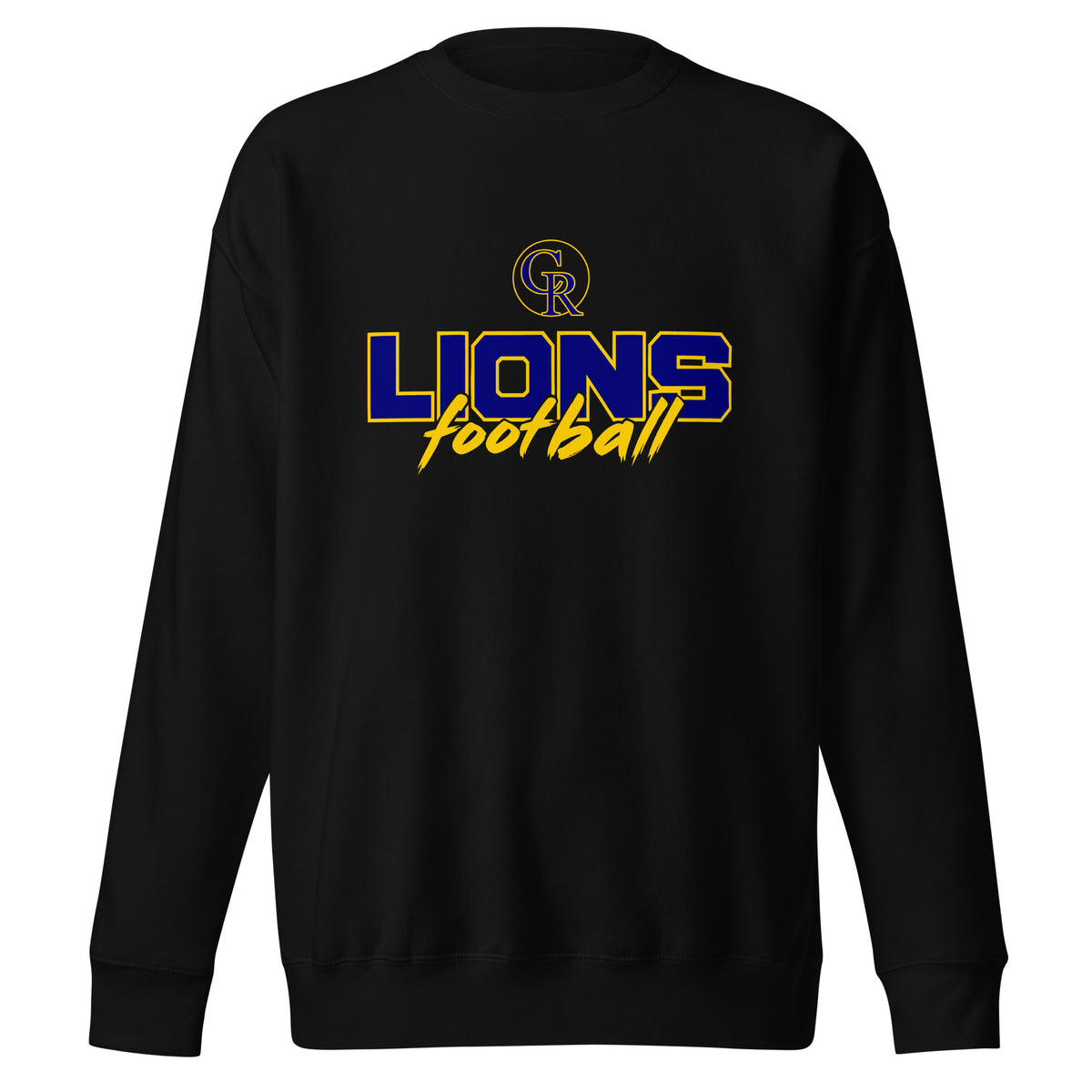 Performance | Crewneck | Chestnut Ridge Lions Football | Vanguard Logo