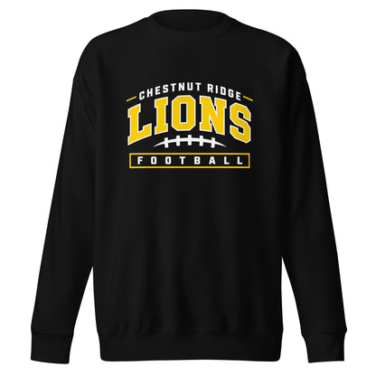 Performance | Crewneck | Chestnut Ridge Lions Football | Valor Logo