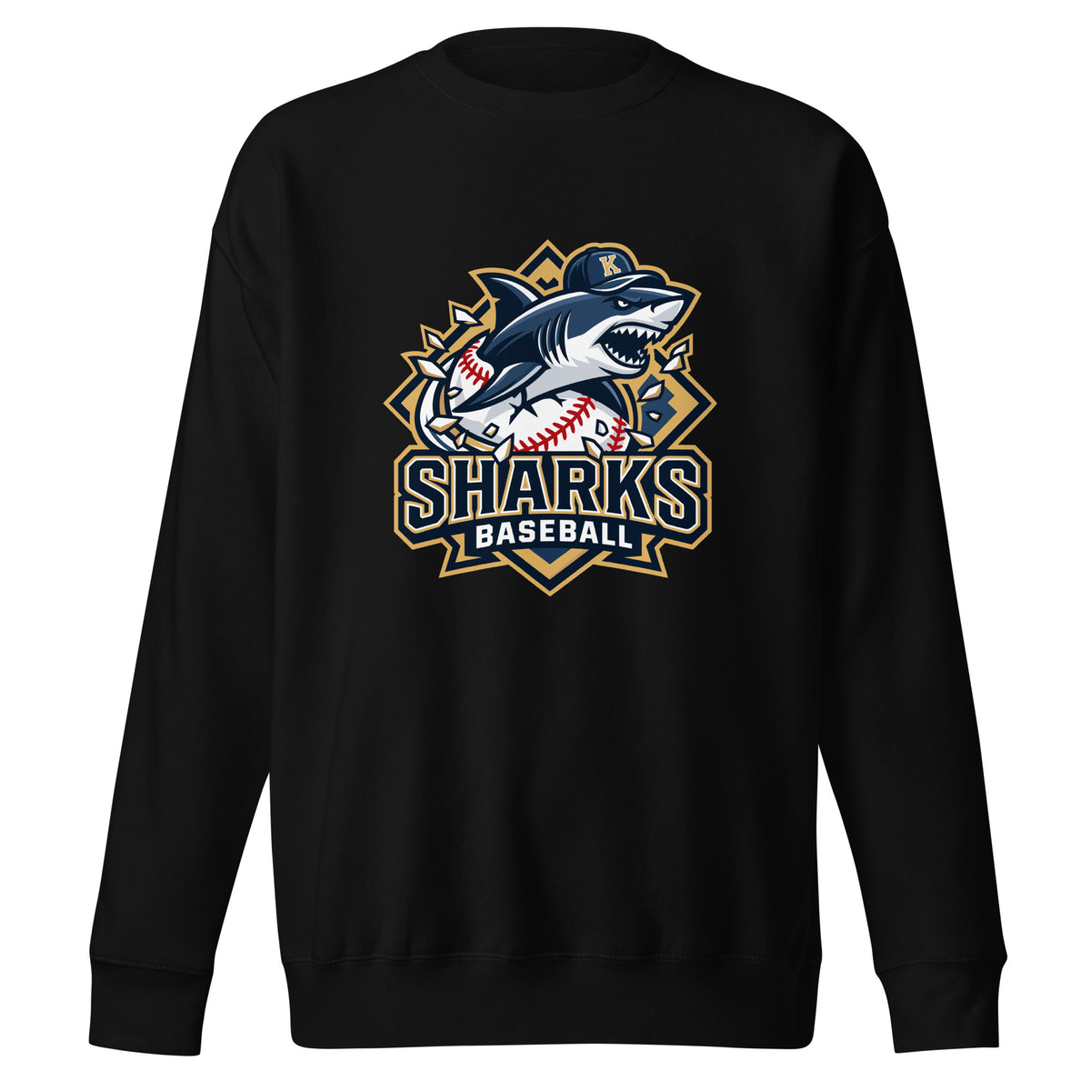Performance | Crewneck | Sharks Diamond Sports | Valor Logo