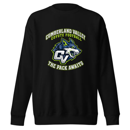 Performance | Crewneck | Cumberland Valley Coyotes Football | Emblem Logo