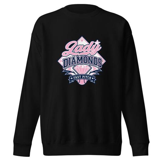 Performance | Crewneck | Lady Diamonds | Emblem Logo