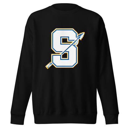 Performance | Crewneck | Senatobia Warriors Baseball | Crest Logo