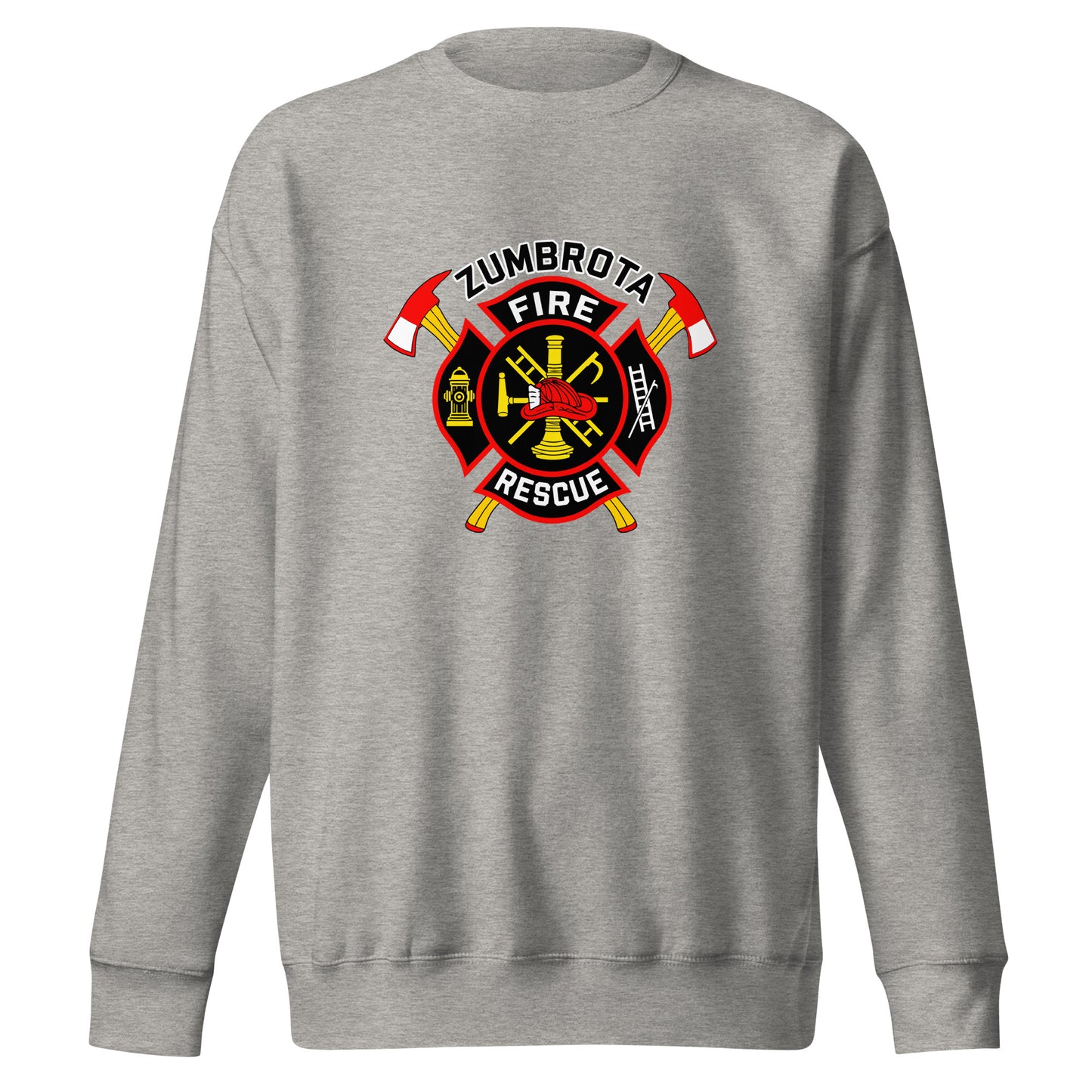 Performance | Crewneck | Zumbrota Fire Department | Vanguard Logo