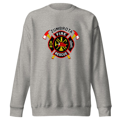 Performance | Crewneck | Zumbrota Fire Department | Vanguard Logo