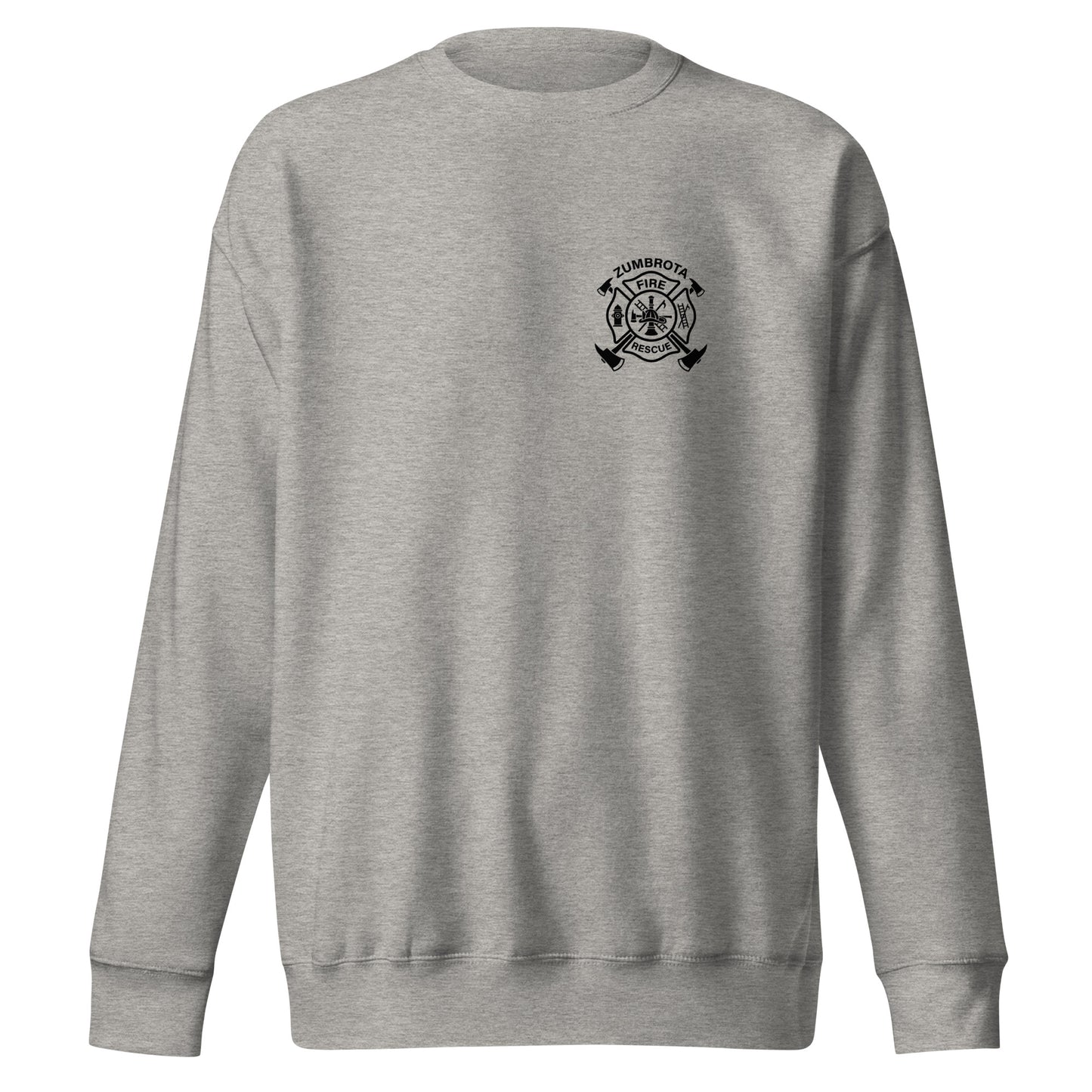 Performance | Crewneck | Zumbrota Fire Department | Badge Logo