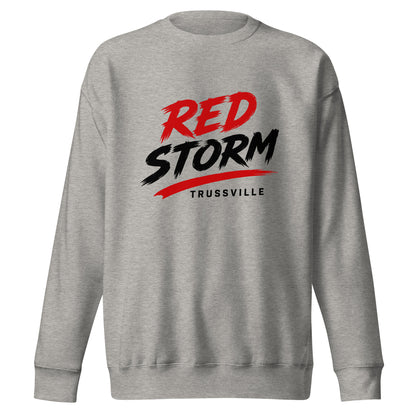 Performance | Crewneck | Red Storm | Modern Script Logo