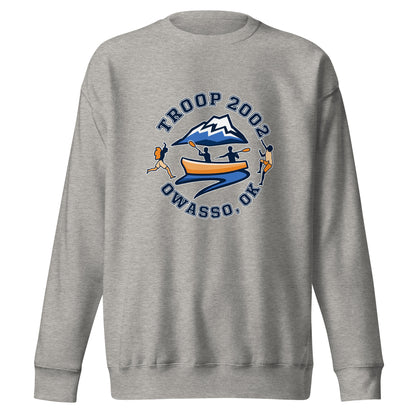 Performance | Crewneck | Troop 2002 | Trailblazer Crest Logo