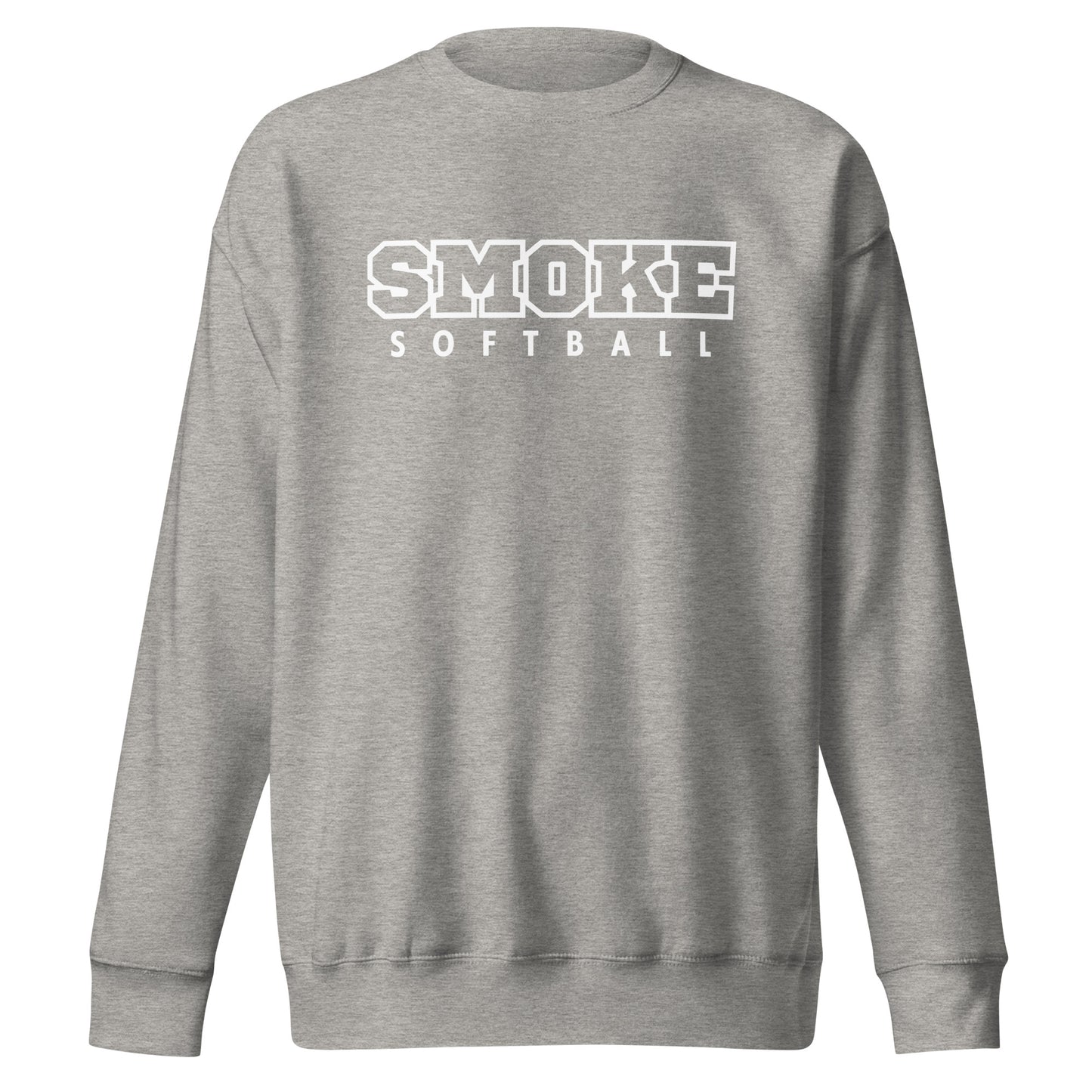 Performance | Crewneck | Smoke 14U Softball | Emblem Logo