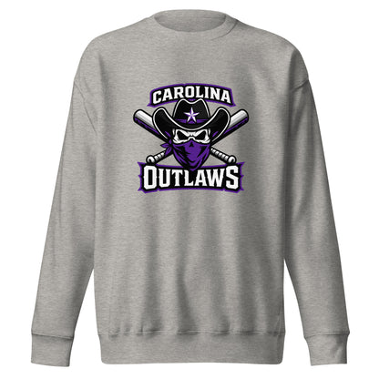 Performance | Crewneck | Carolina Outlaws Baseball | Crest Logo