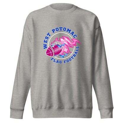 Performance | Crewneck | West Potomac Flag Football | Crest Logo