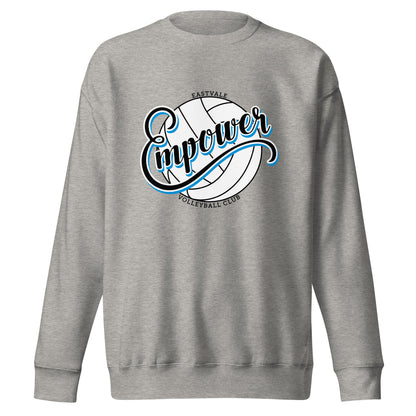 Performance | Crewneck | Empower Volleyball Club | Emblem Logo