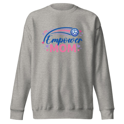 Performance | Crewneck | Empower Volleyball Club | Mom Crest Logo
