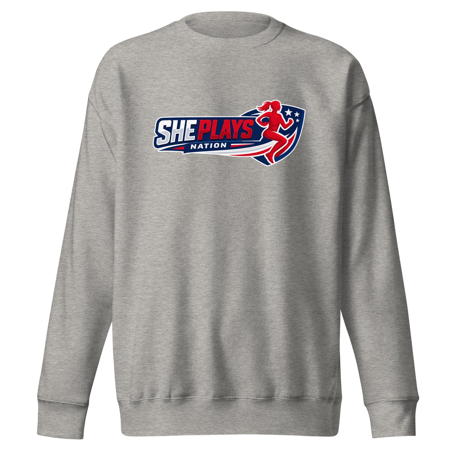 Performance | Crewneck | She Plays Nation | Crest Logo