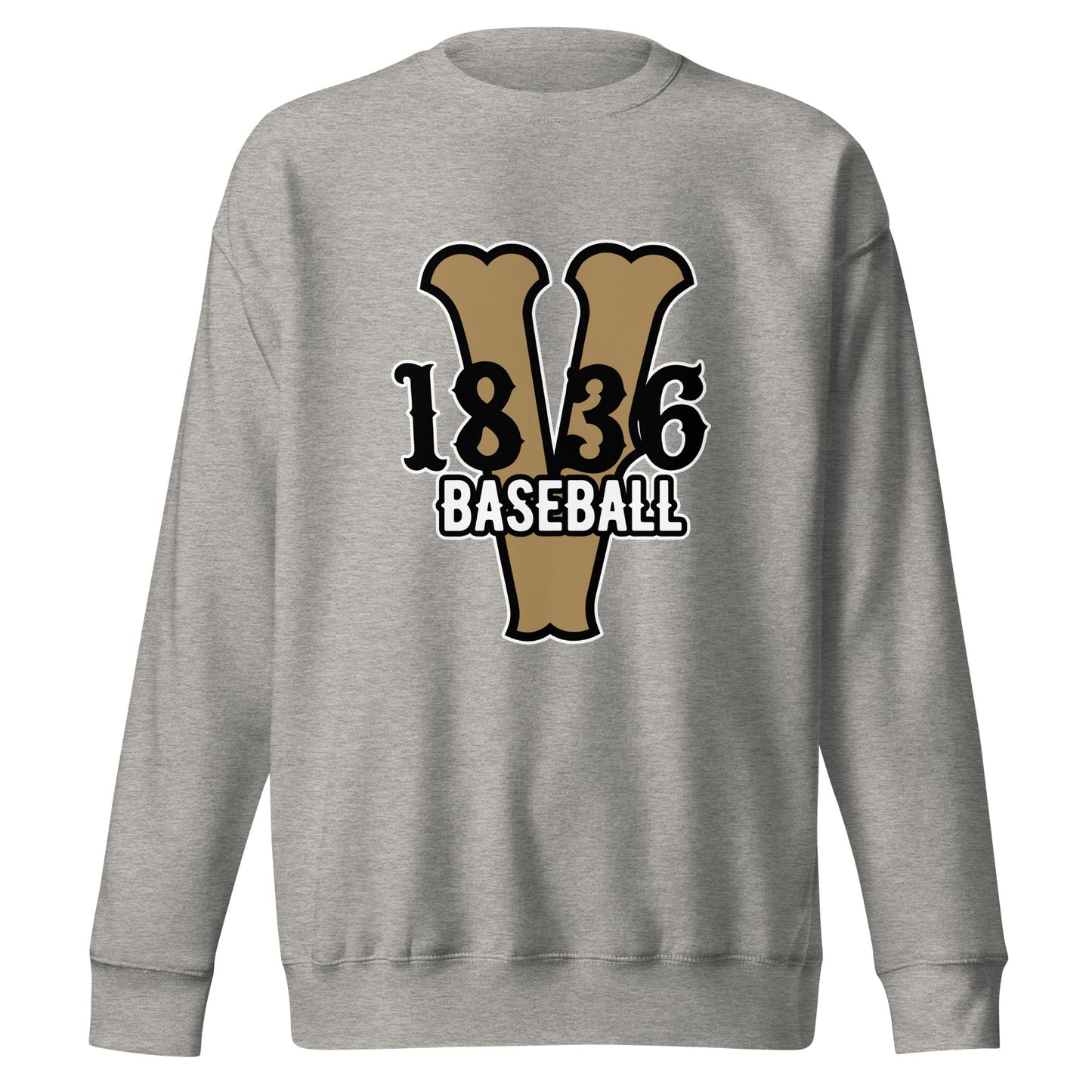 Performance | Crewneck | 1836 Volunteers Baseball | Crest Logo