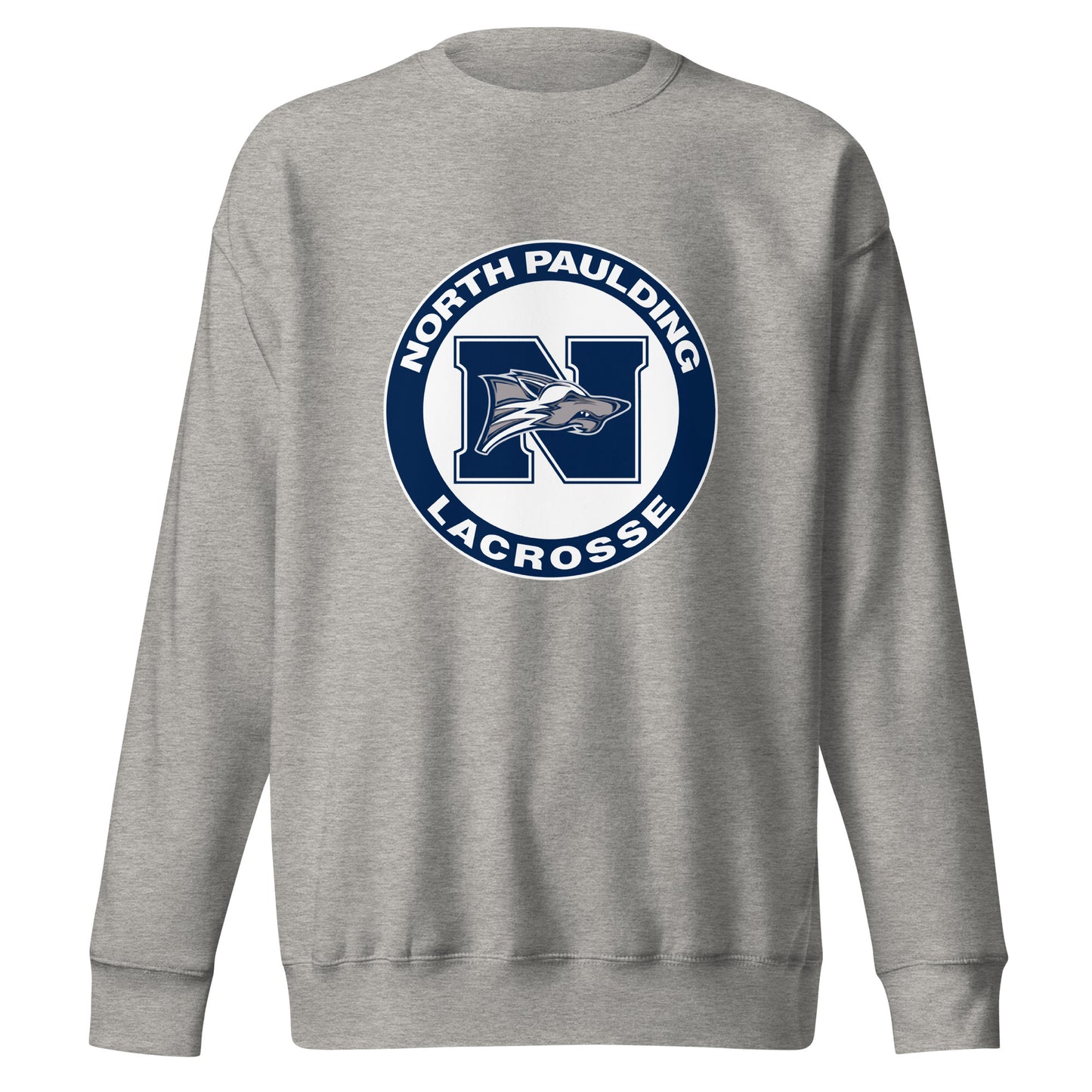 Performance | Crewneck | North Paulding Lacrosse | Badge Logo