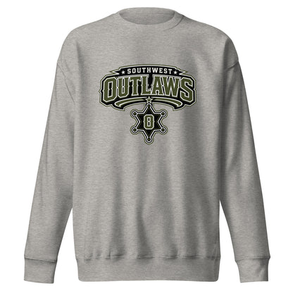 Performance | Crewneck | Southwest Outlaws | Frontier Athletics Logo