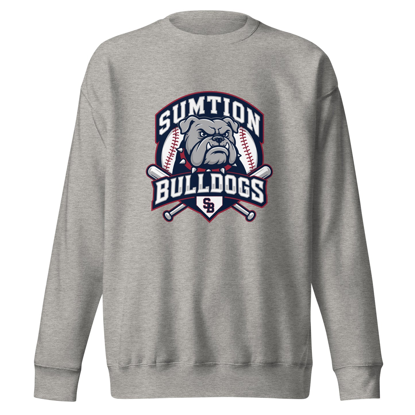 Performance | Crewneck | Sumtion bulldogs | Emblem Logo