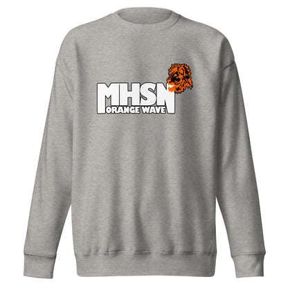 Performance | Crewneck | Orange Wave Marching Band | Crest Logo