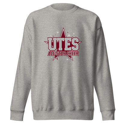 Performance | Crewneck | Utes Allstar Cheer | Crest Logo