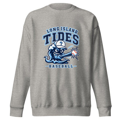 Performance | Crewneck | Long Island Tides Baseball | Valor Logo