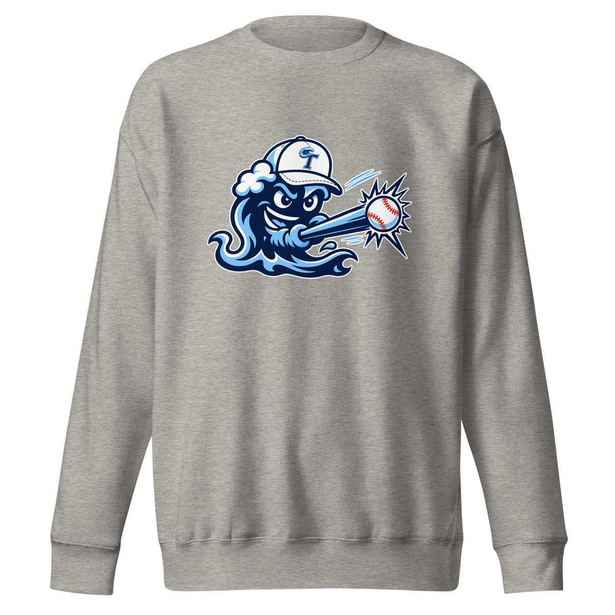 Performance | Crewneck | Long Island Tides Baseball | Mascot Logo